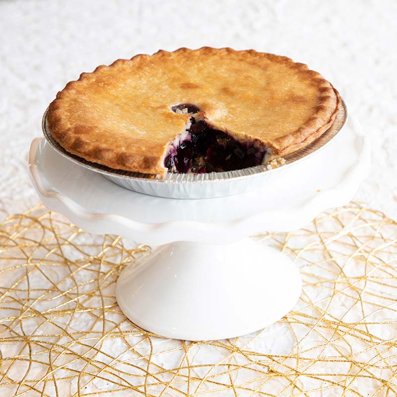 Wild Blueberry Pie